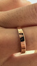 丹尼尔惠灵顿（DanielWellington）[马思纯同款][价保618]dw戒指男经典情侣戒指玫瑰金64号DW023 实拍图