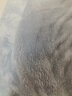 南极人（Nanjiren） 冬季床单单件双面加厚牛奶绒毛毯被单加绒冬盖毯单双人床单毛绒 牛奶绒加厚绅士灰 120*200cm(加绒加厚可裸睡) 实拍图