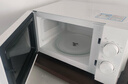 海尔（Haier）快捷微波炉家用小型 360°转盘加热 旋钮操控 易洁内胆 白色HW-M20J1W 实拍图