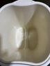 HOUYA泡脚桶按摩家用秋冬加高可泡小腿底部凸点宿舍洗脚桶熏蒸 无盖款 实拍图