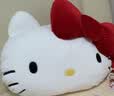 野兽派家居（tbh）三丽鸥Hello Kitty二合一法兰绒抱枕毯子 毛绒午睡毯车载靠枕 二合一法兰绒毯/抱枕 蝴蝶结 实拍图