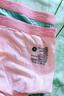 Q21【5A医护纤维】儿童内裤男童女童宝宝小海绵净化裤三角平角 【女平角】梦幻粉/舒芙蕾米/薄荷绿 3条 140 建议体重55-68斤 实拍图