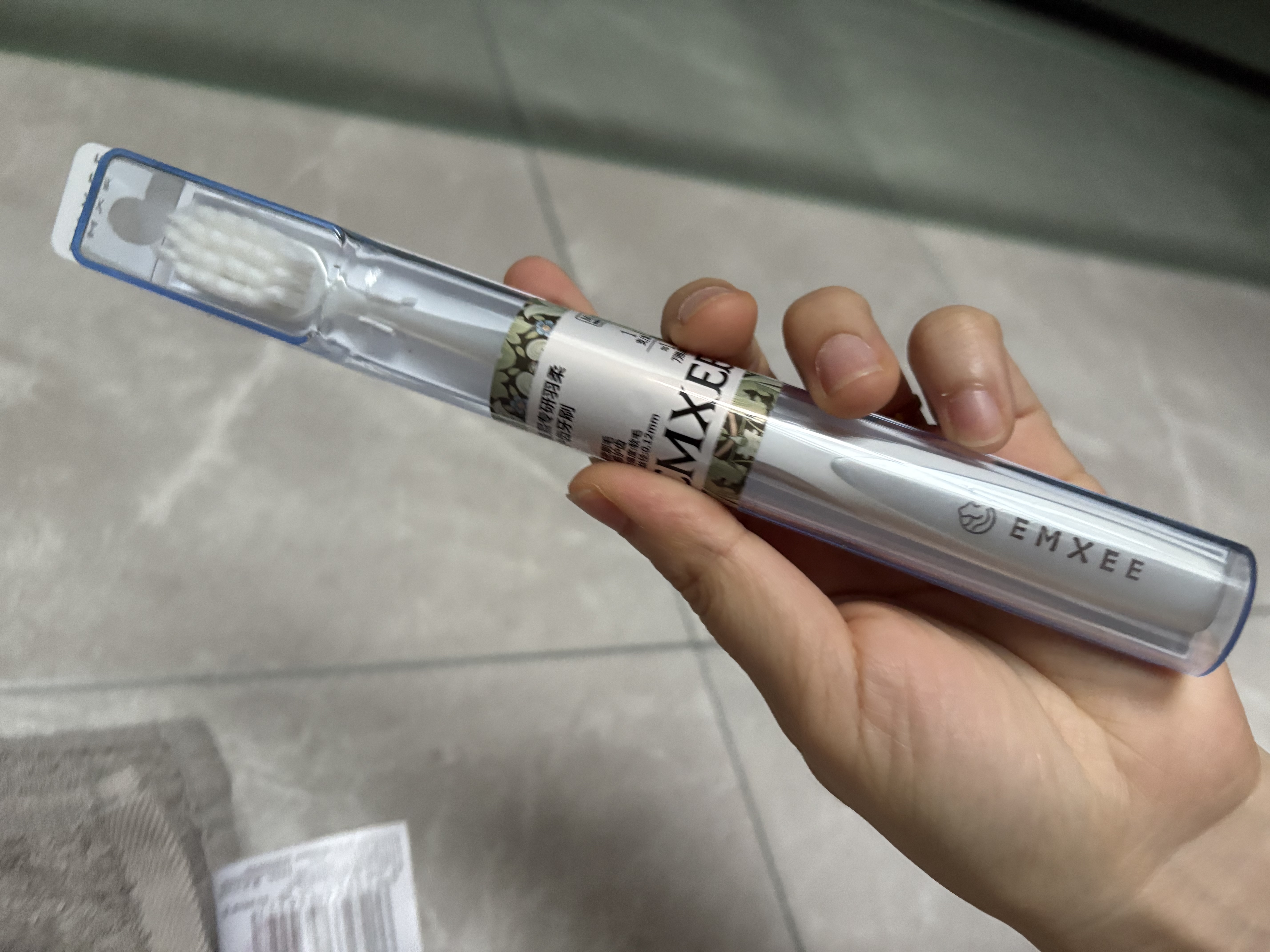 嫚熙（EMXEE）月子牙刷怀孕期软毛超软孕产妇口腔护理除口臭洗漱用品 宽头软毛牙刷*1支 实拍图