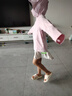 蕉下儿童防晒服外套披风男女童凉感透气防晒AL413月檀粉 130 实拍图