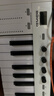 MIDIPLUSX8 X6 PRO 半配重MIDI键盘88 61 49键 专业编曲控制器键盘 61键白色X6 MINI【mini琴键】 +踏板 实拍图