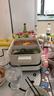 美的（Midea）[升级款]电火锅鸳鸯锅烤肉锅火锅0氟涂层超薄速沸电火锅多功能锅料理锅分体6.5L多用途锅DLS3322R2 实拍图