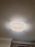 美的（Midea）LED吸顶灯现代轻奢餐厅卧室灯仿水晶灯饰48瓦三色晶星J2包安装 实拍图