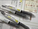 斑马牌（ZEBRA）学霸系列中性笔 0.5mm子弹头按动高颜值签字笔 学生刷题笔记标注笔 蓝笔 JJ77 蓝色 3支装 实拍图