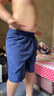 361°儿童短裤夏季男女童3-12岁透气运动裤梭织五分裤 藏青 150 实拍图