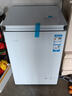 海尔（Haier）100L单温冰柜小型家用小冰柜减霜一级能效冷藏冷冻转换深冷冷柜小冰箱BC/BD-100GHW9D价保618 实拍图