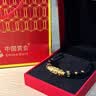 中国黄金（CHINA GOLD）黄金九眼天珠项链女男款足金转运珠玛瑙吊坠情人节生日礼物送女友 【京速达】九眼天珠【黑玛瑙金珠】0.92g 实拍图