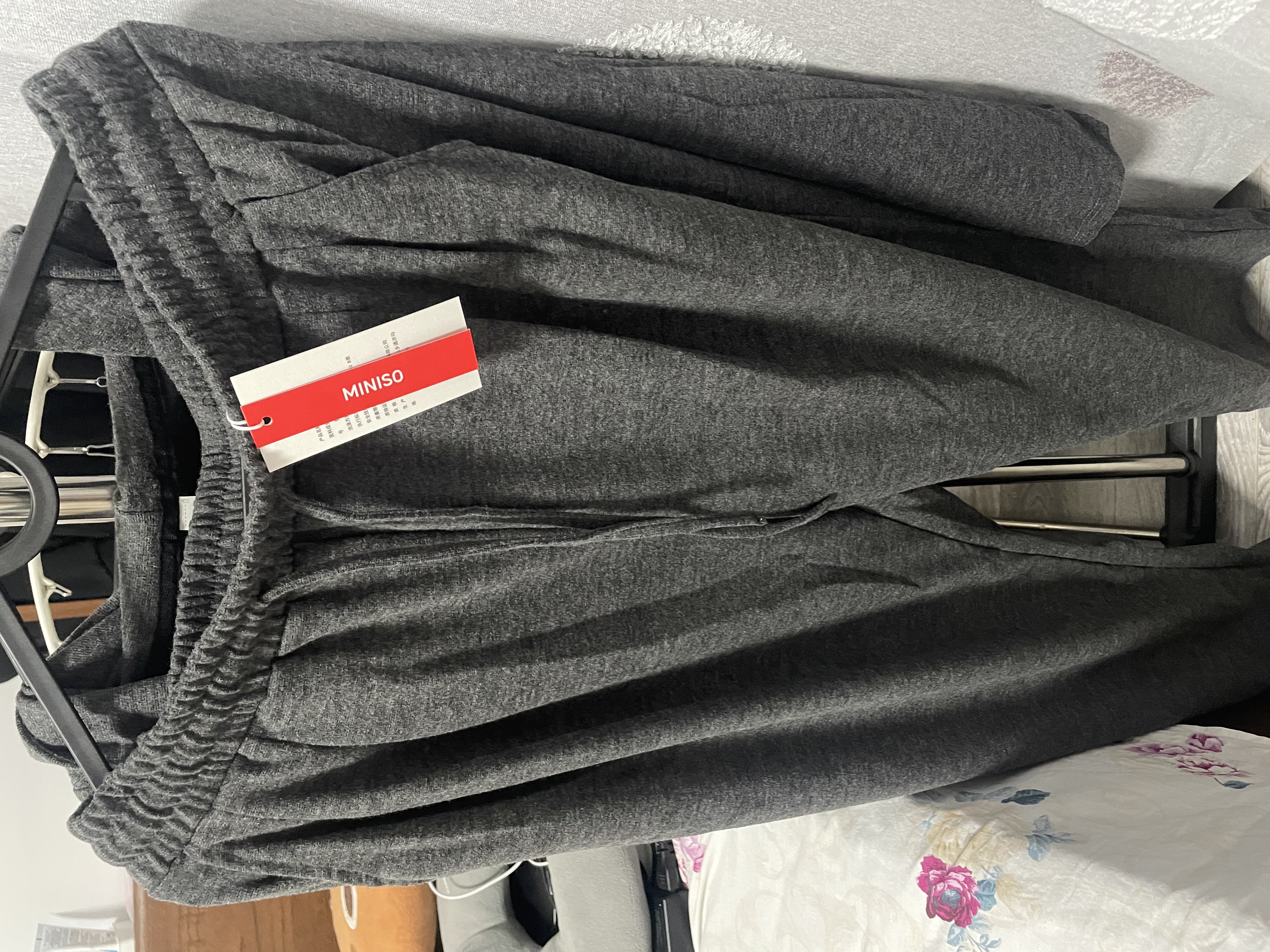名创优品（MINISO）休闲套装女2026新款秋季穿搭糯米卫衣直筒裤宽松显瘦运动服一整套 实拍图