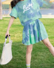G.duck品牌童装女童套装夏季套裙儿童夏装短袖T恤半身裙子两件套中大童 粉色 150 实拍图