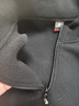 探拓（TECTOP）抓绒衣 保暖抓绒衣立领半开衫抓绒衣 033 男款黑色 2XL 实拍图