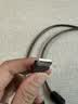 山泽USB2.0延长线1.5米 公对母 AM/AF 高速传输数据连接线 U盘鼠标键盘读卡器 透明黑UK-H15 实拍图