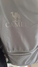 骆驼（CAMEL）轻便双肩背包男纯色折叠包户外休闲旅行登山包女 133DB02006 浅灰 实拍图
