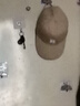 【热巴同款】加大棒球帽帽子男女大头围显脸小春夏字母百搭棒球帽 刺绣款-卡其 实拍图
