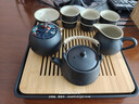 京东京造 茶具整套 功夫茶具陶瓷套装茶壶茶杯茶盘【黑陶提梁壶】 12件套  实拍图