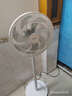 美的（Midea）【品质推荐】七叶轻音柔风电风扇/家用省电落地扇/台式电扇/广角摇头节能宿舍小型风扇 SAE35CA 实拍图