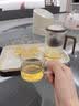 胖东来同款2026磁吸飘逸杯泡茶壶家用全玻璃内胆茶水分离茶壶茶具 茶方圆(透明色)600ML 实拍图