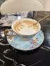 峥野新中式高档骨瓷咖啡杯礼盒套装陶瓷水杯情侣对杯结婚礼物送新人 实拍图