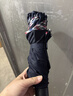 天堂伞 加大雨伞三折 晴雨两用商务伞经典格纹10骨大雨伞男女 藏青 实拍图