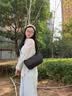 viney斜挎包包女包品牌腋下包帆布包单肩生日礼物高级感送女友老婆 【黑色】高档洋气饺子包 百搭轻奢时尚休闲枕头包 实拍图