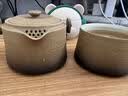 万仟堂（Edenus）旅行茶具  陶瓷功夫茶具套装便携户外茶具送男友 君子之交黄砂釉 实拍图