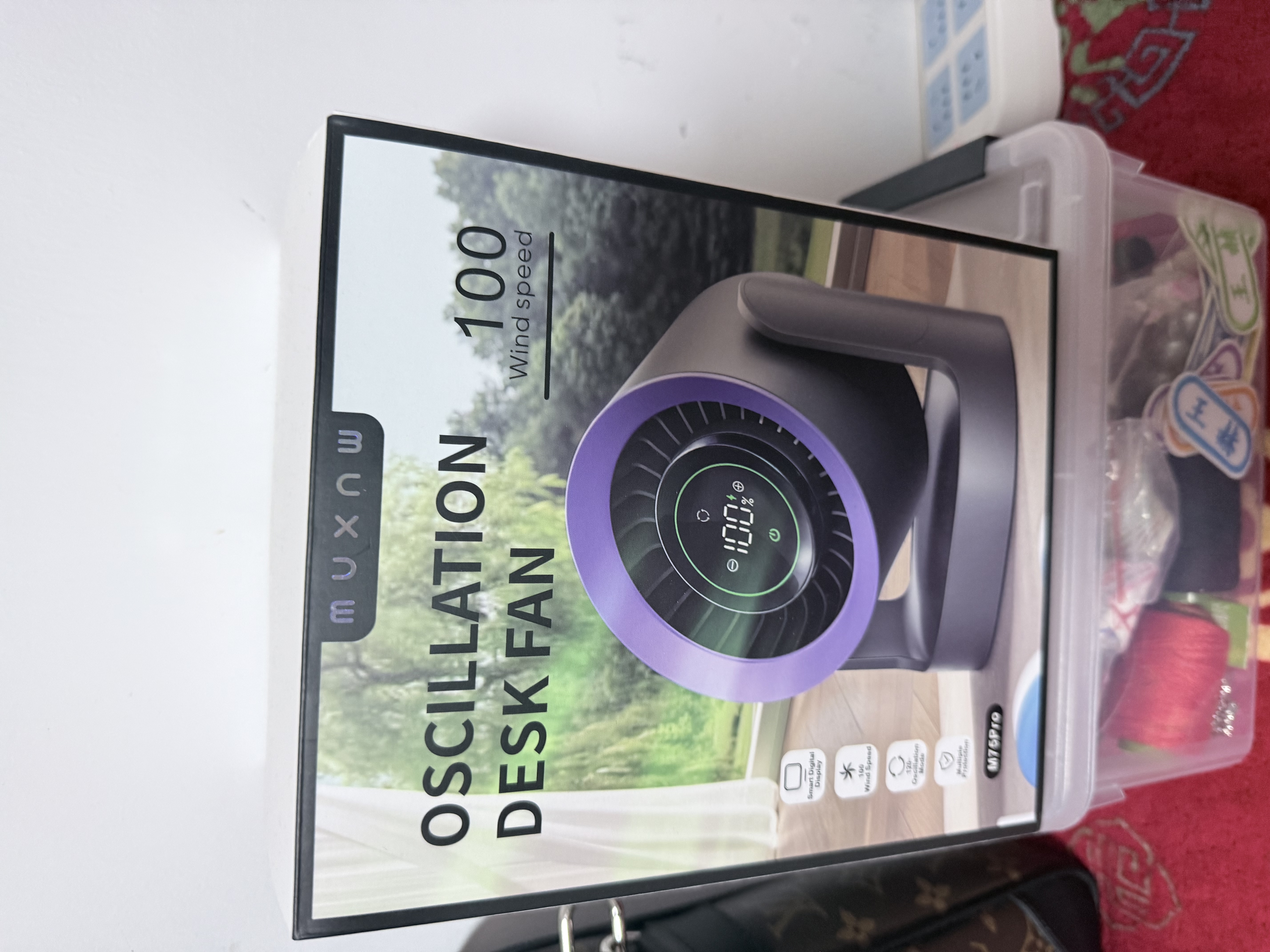 慕向桌面小风扇【 重磅新品 | 自动摇头】电风扇宿舍床上制冷空调扇空气循环扇小型充电卧室静音冷风扇 【深空灰】自动摇头 | 充插两用  3600mAh 实拍图