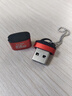 高速USB读卡器手机电脑音响TF/SD卡多功能合一便携音箱读卡器 金属读卡器插TF卡/E31红色 实拍图