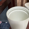 京东京造保温杯双饮口咖啡杯【陶瓷内胆-316不锈钢】 500ML白金色 实拍图