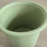爱丽思（IRIS）Deepot花盆加厚树脂控根圆口绿萝绣球月季多肉发财树塑料加仑花盆 9号浅绿色(口径约30cm)约12L 实拍图