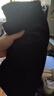 棉致休闲裤男港风潮流宽松系带运动卫裤百搭阔腿裤 黑色直筒 XL 实拍图