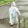 牧萌儿童雨衣男童女童防水全身雨披幼儿园小学生雨具 黄色小恐龙 M 实拍图