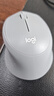 罗技（Logitech）M330 轻音鼠标 无线鼠标 办公鼠标 右手鼠标 带无线微型接收器 灰色 实拍图
