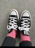 匡威（Converse）All Star夏季经典帆布男女低帮休闲运动鞋黑色101001 101001/黑色 37 实拍图
