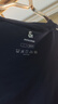 杰克·琼斯（JACK&JONES）26年男装四季打底T恤男士凉感透气多色情侣款短袖t恤水洗不易走形 海军蓝E38 L 180 实拍图