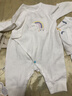 全棉时代新生儿衣服婴儿针织蝴蝶衣纯棉四季连体服【京东专供】 鸭+黄59码 实拍图