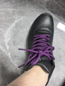 爱步（ECCO）BIOM C户外运动鞋 登山鞋牛皮老爹鞋女鞋运动鞋 黑色/黑色/深紫色80046356784 37 实拍图