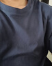 班尼路（Baleno）白色正肩长袖T恤女2026春秋季新款宽松纯棉打底衫女装内搭上衣服 实拍图