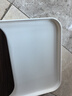 拜杰长方形水果托盘茶盘家用果盘早餐盘收纳盘客厅零食盘纯白色特大号 实拍图