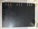 申士 SHEN SHI B5商务活页笔记本子 简约可拆卸9孔内芯 学生办公记事本 95张1本 14816黑 实拍图