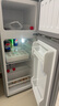 奥克斯小冰箱家用小型迷你冷藏冷冻两用出租房宿舍用节能省电寝室办公室电冰箱 【节能省电】186银色【高效保鲜 铜管速冷】70L 实拍图