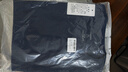 立蒙（LIMENG）男女装素色180g全棉短袖t恤圆领宽松体恤打底衫 藏青 2XL 实拍图