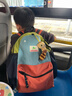 SHUKIKU儿童书包幼儿园一年级书包小学生背包男女生户外旅游双肩包橙红M 实拍图