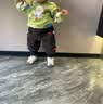嘟嘟家【全棉&抗起球面料】男女童毛衣保暖满印卡通童装儿童套头衫冬装 绿色 80 实拍图