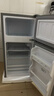 奥克斯小冰箱家用小型迷你冷藏冷冻两用出租房宿舍用节能省电寝室办公室电冰箱 【净化去味】156银色【高效保鲜 铜管速冷】42L 实拍图