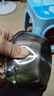 特厚不锈钢平底锅奶锅电磁炉通用不粘锅辅食锅汤锅煮锅蒸锅汤锅 17cm胡桃木锅（加厚直边） 实拍图