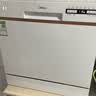 美的（Midea）台面式洗碗机AQ80S家用全自动小型台上灶下独立式10套大容量洗碗机消毒柜一体机全嵌入式一级能效 台嵌两用 灶下可装 10套大容量可洗锅 实拍图
