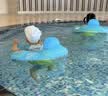 swimbobo儿童游泳圈防侧翻男女童坐圈小孩充气浮圈儿童游泳装备BO8001S 实拍图